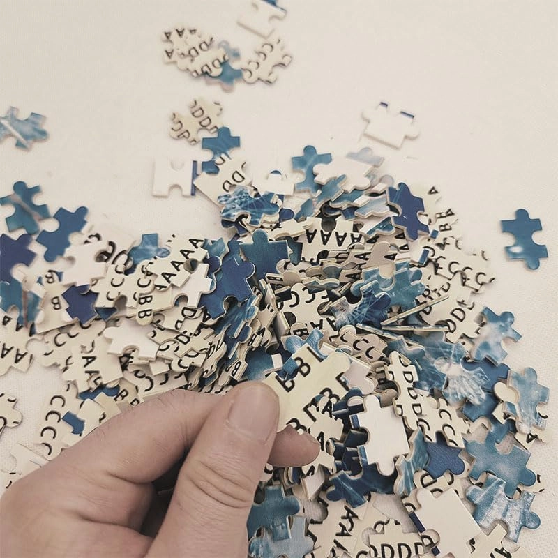 1000 Piece Adult Puzzle Grassland Landscape 2 Fun Puzzle Entertainment Game Birthday Gift for Women boy