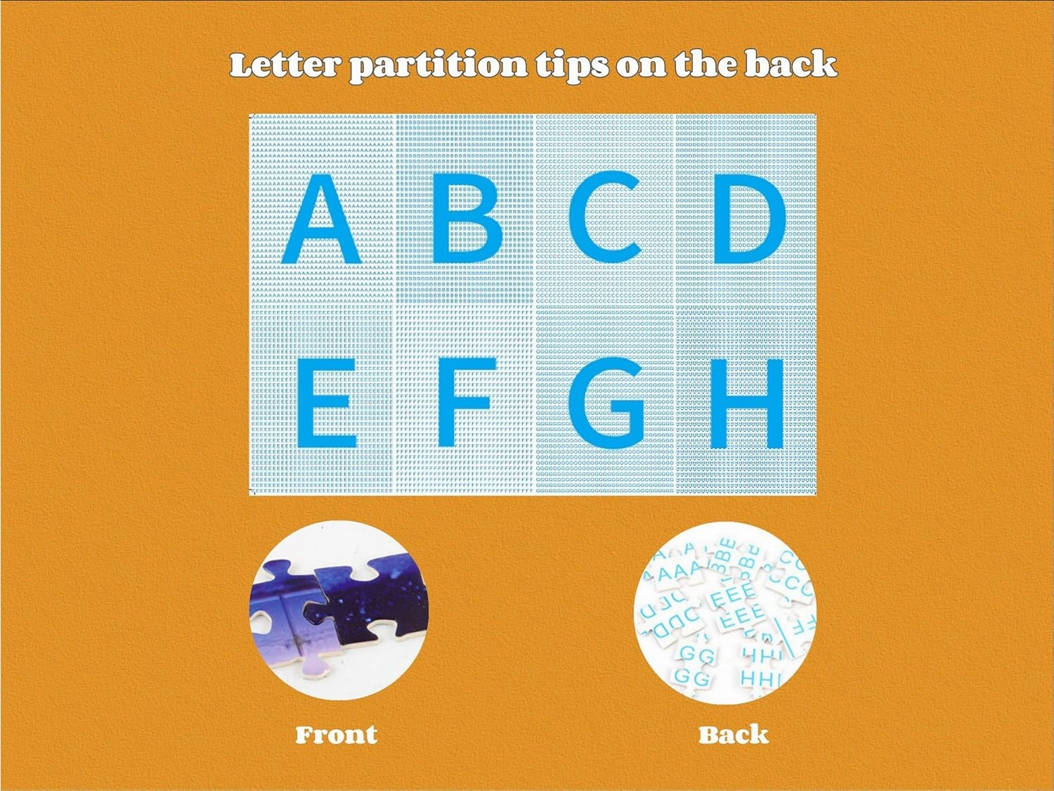 1000 Pieces Puzzles Camping Alphabet -Jigsaw Puzzle for Adults Challenging Puzzle Perfect for Game Nights