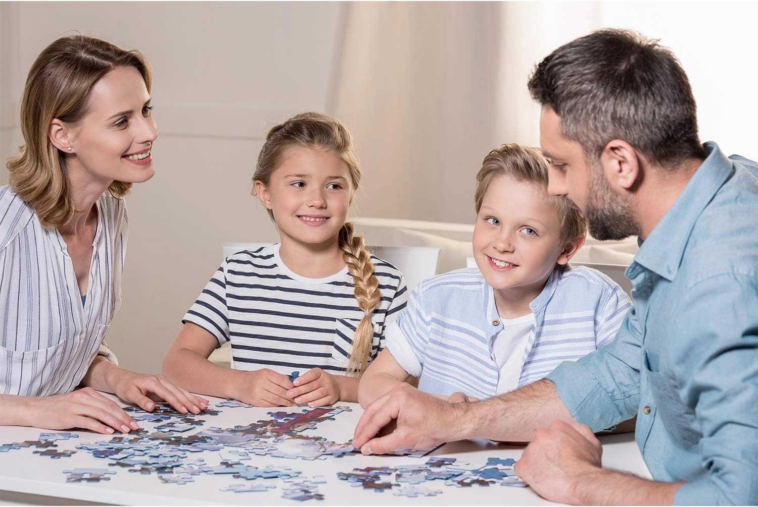 1000 Pieces Puzzles Camping Alphabet -Jigsaw Puzzle for Adults Challenging Puzzle Perfect for Game Nights