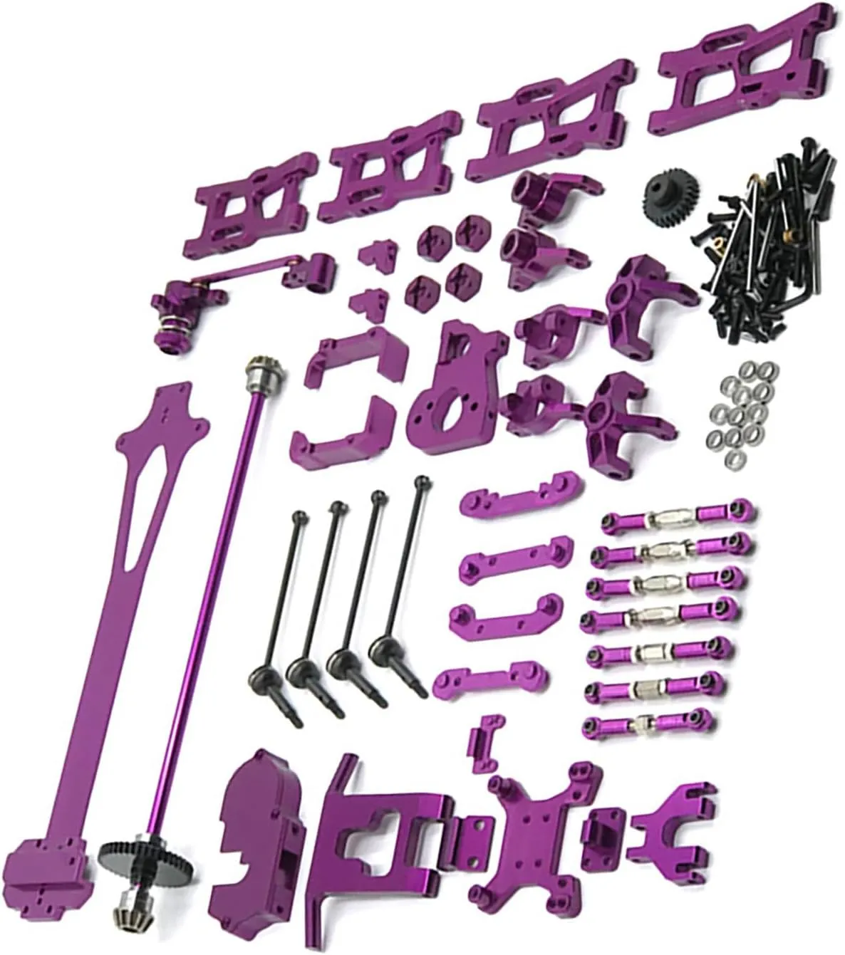 1/12 RC Car Racing Full Set for Wltoys 124016 124017 124018 124019 1/12 RC Car Upgrade Parts
