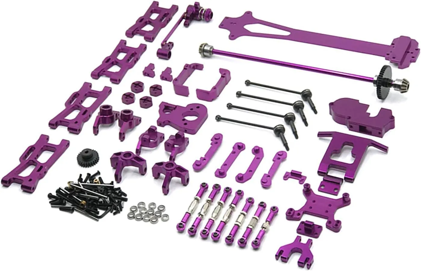 1/12 RC Car Racing Full Set for Wltoys 124016 124017 124018 124019 1/12 RC Car Upgrade Parts