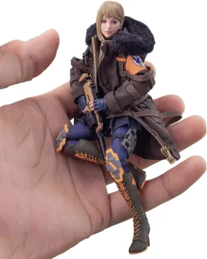 1/12 Scale Action Figure,6inch Catherine Female Soldier Figure Doll Flexible Anime Miniature Figures Collection (Deluxe Edition)