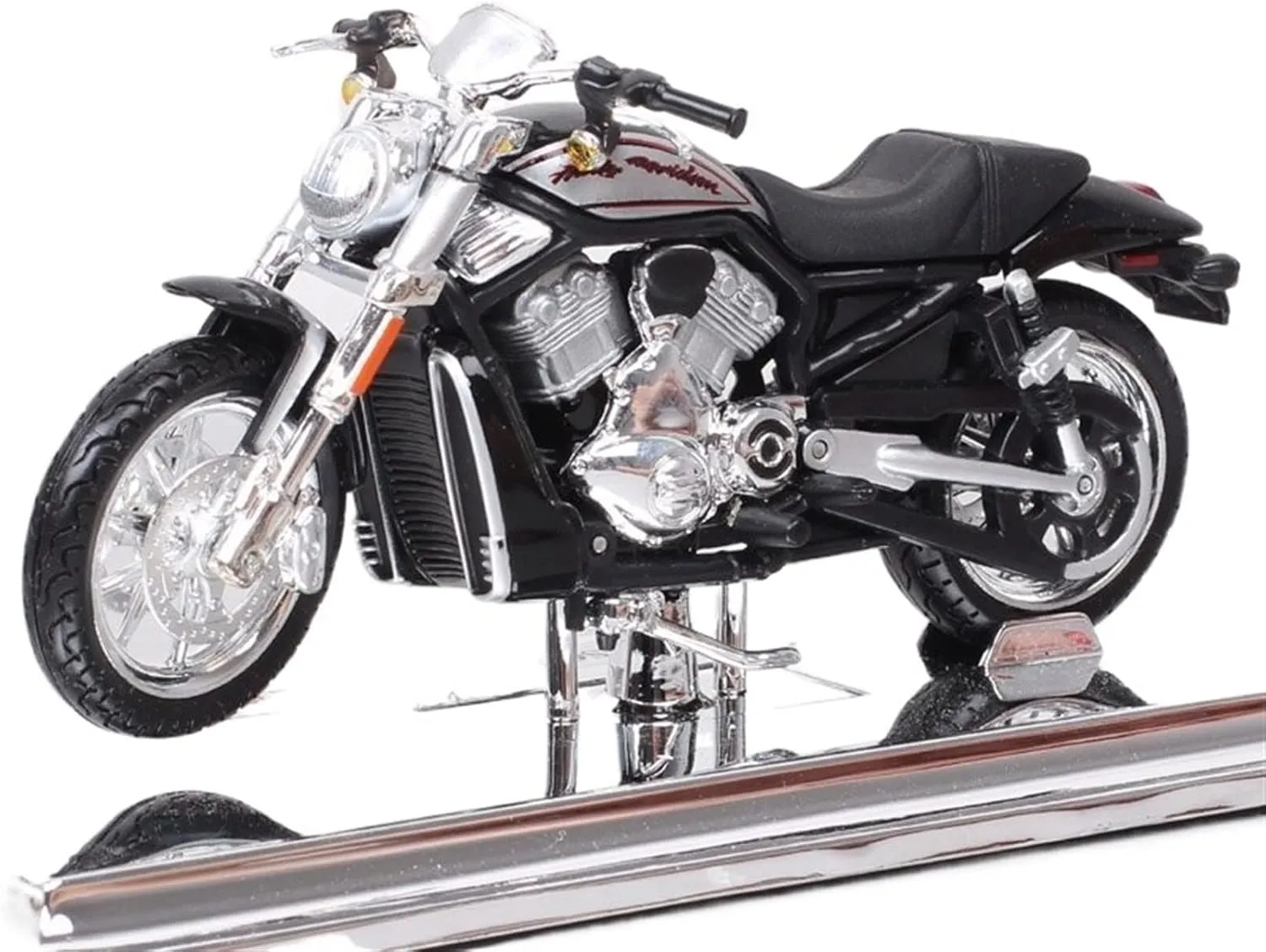 1/18 Scale Mini Collectible HD 2006 VRSCR Street Rod Cruiser Motor Diecast Motorcycle Race Bike Roadster Toy for Boyfriend Motorcycle Model