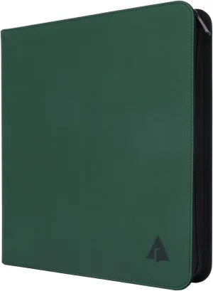 12 Pocket 1104 Pockets Card Binder, Large Ringless Side Loading Pockets Trading Card Album Folder for TCG -Green