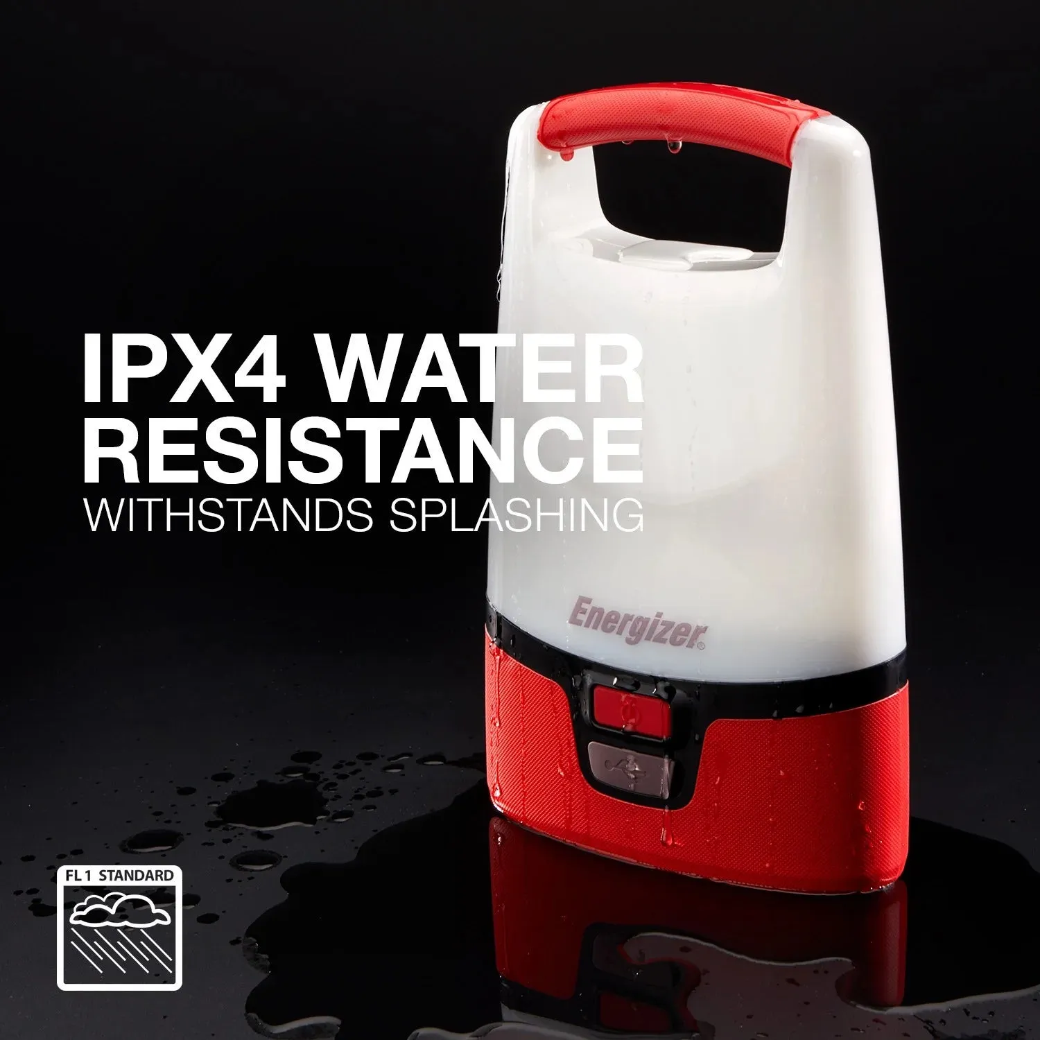 1200 Lumens Red LED USB Lantern - Powerful, Portable Lighting Solution