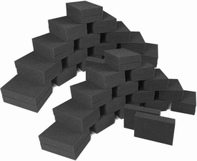 120PCS Foam Card Dividers Card Dividers for Storage Boxes Multifunction Foam Dividers for Trading Cards Shock Absorbing Foam Block for Sport Playing Game Card Packing Cases and Crafts