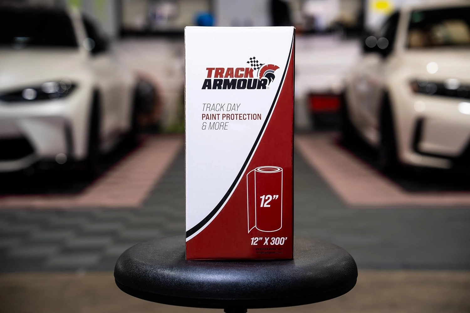 12'' x 300' - Temporary Paint Protection Film for Car, Truck or Motorcycle. Clear Adhesive Film to Protect Paint, Clear Bra or Wrap for Track Days, Road Trips and Off-Roading