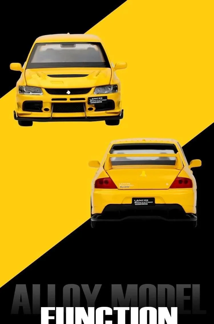 1:32 for Alloy Sports Car Model Diecasts Metal Racing Vehicles Car Model Kids Present(Yellow)