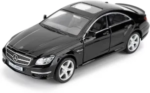 1/36 Mercedes-Benz CLS 63 AMG Alloy Model Car with Pull Back Function Toy Car for Collecting and Decorating Model Toys, Car Gifts for Boys and Girls (Black)