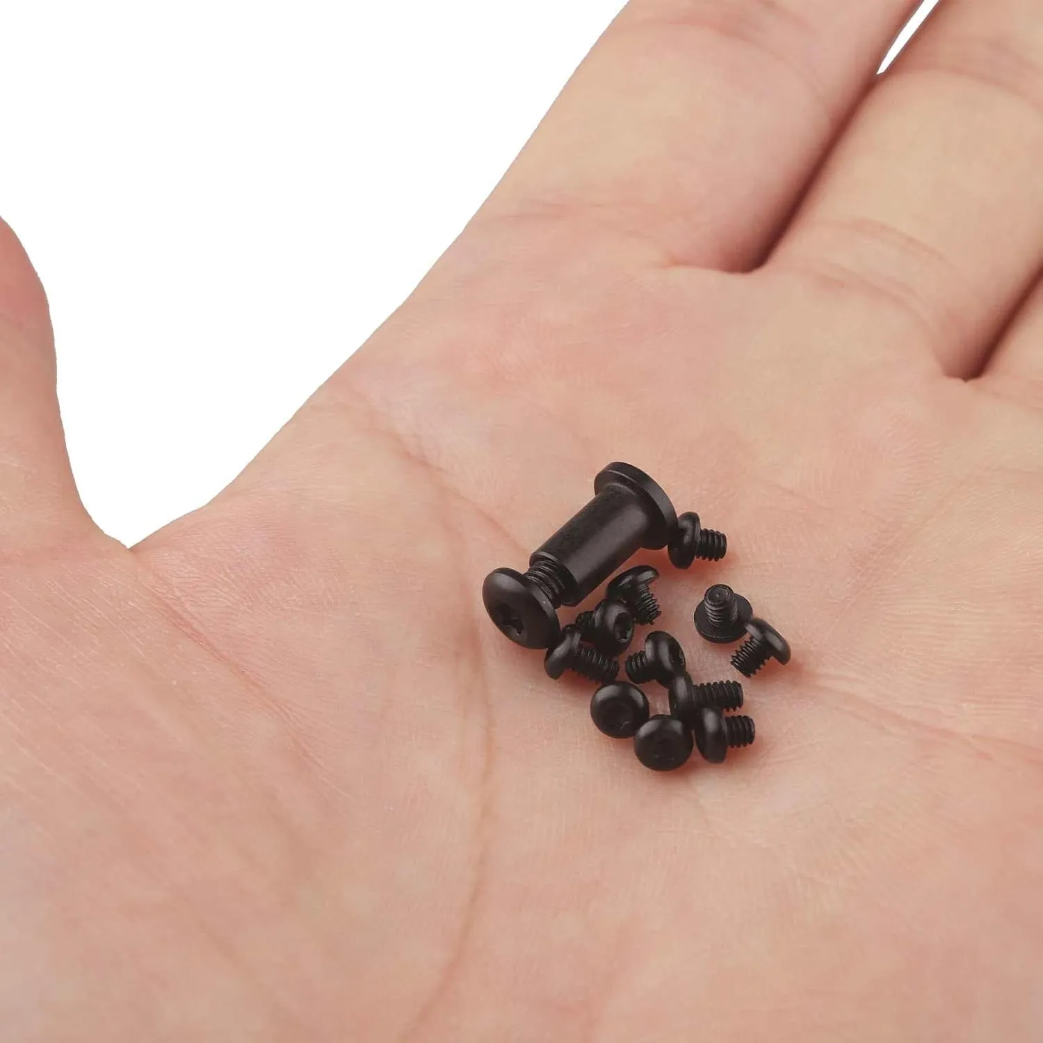 13Pcs Custom Titanium Alloy Torx Screw and Pivot Set for Benchmade 535 BUGOUT, Includes Handle and Pocket Clip Screws (Black)