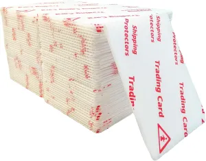 140 Pack Trading Card Shipping Protector – Rigid Card Mailers Supplies for Collectors and Hobby Trade Resist Dings and Damage During Shipping - Cards Armor Defend Sport, Baseball, Trading Cards Bends