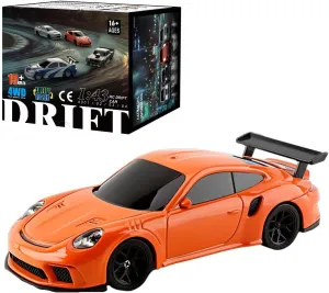 1/43 RC Drift Car Mini RC Car, 2.4G Remote Control Sports Car Remote Control Drift Car for Adults RC Racing Car, RC Electric Car with Lights 4WD RC Vehicle Gifts -RTR, Type 3