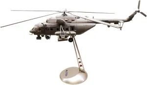 1/48 Scale for Mi-171sh Alloy Finished Simulation Aircraft Model Air Raid Armed Helicopter Collection Toy Gift