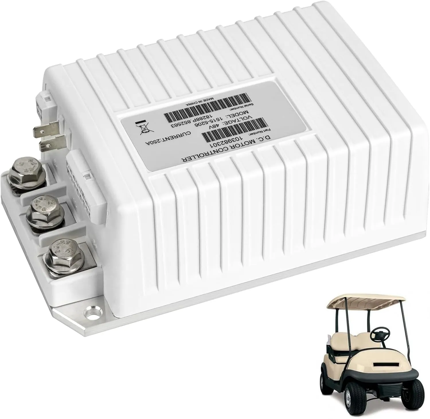 1515-5206 /1515-5201 /1510A-5201/1510A-5251，48V 250A DC Motor Speed Controller for Curtis Club Car Golf Cart,Part Number #103982301,103403401,103403402，102806201、101956501