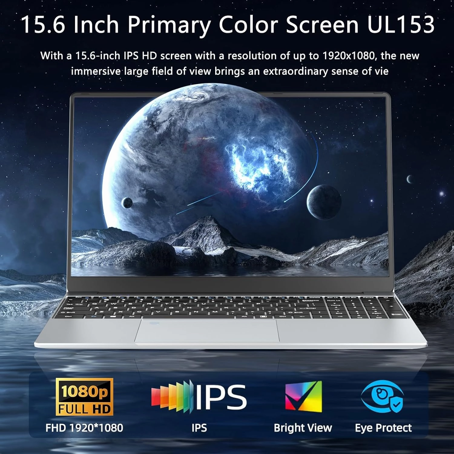 15.6 Inch Laptop, Gaming Laptop, Laptops 16GB 512GB SSD, Laptop Computer N5095, Traditional Laptop Computers 180 Angle Opening, Lap top Fingerprint Unlock Backlit Keyboard, 1920X1080 FHD IPS MINI-HDMI