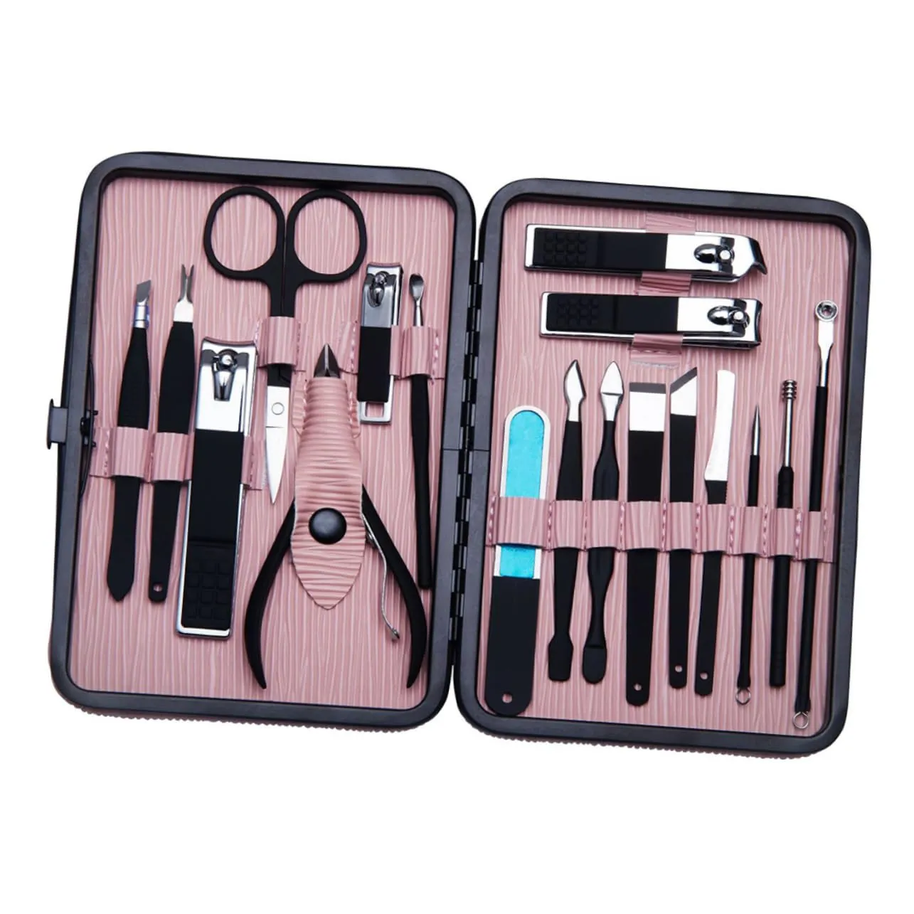 1Set Manicure Tool Ergonomic Nail Clippers and Trimming Kit for Fingernails and Toenails Durable Nail Cutter and File for Easy Nail Care for Home and Professional