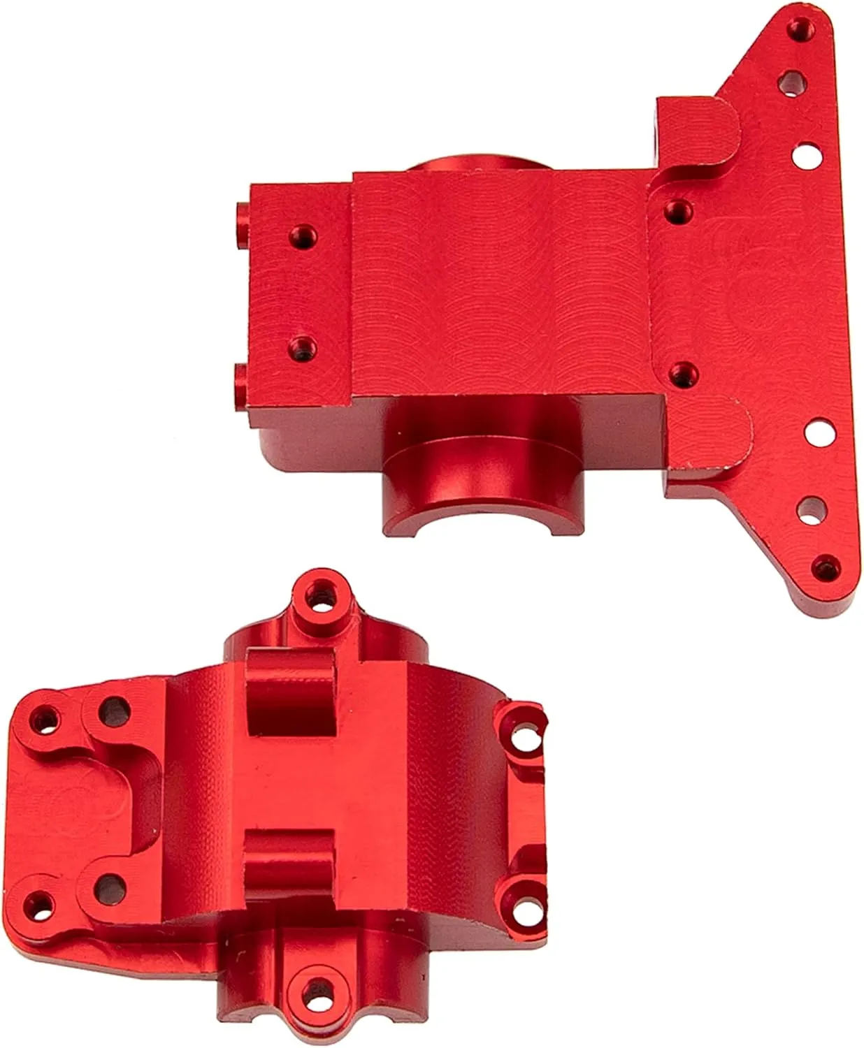 1Set Vgoohobby Aluminum Alloy Differential Housing Bulkhead Diff Case # 7530 Compatible with Traxxas LaTrax Teton Desert Prerunner Rally SST 1/18 4WD RC Car (Red)