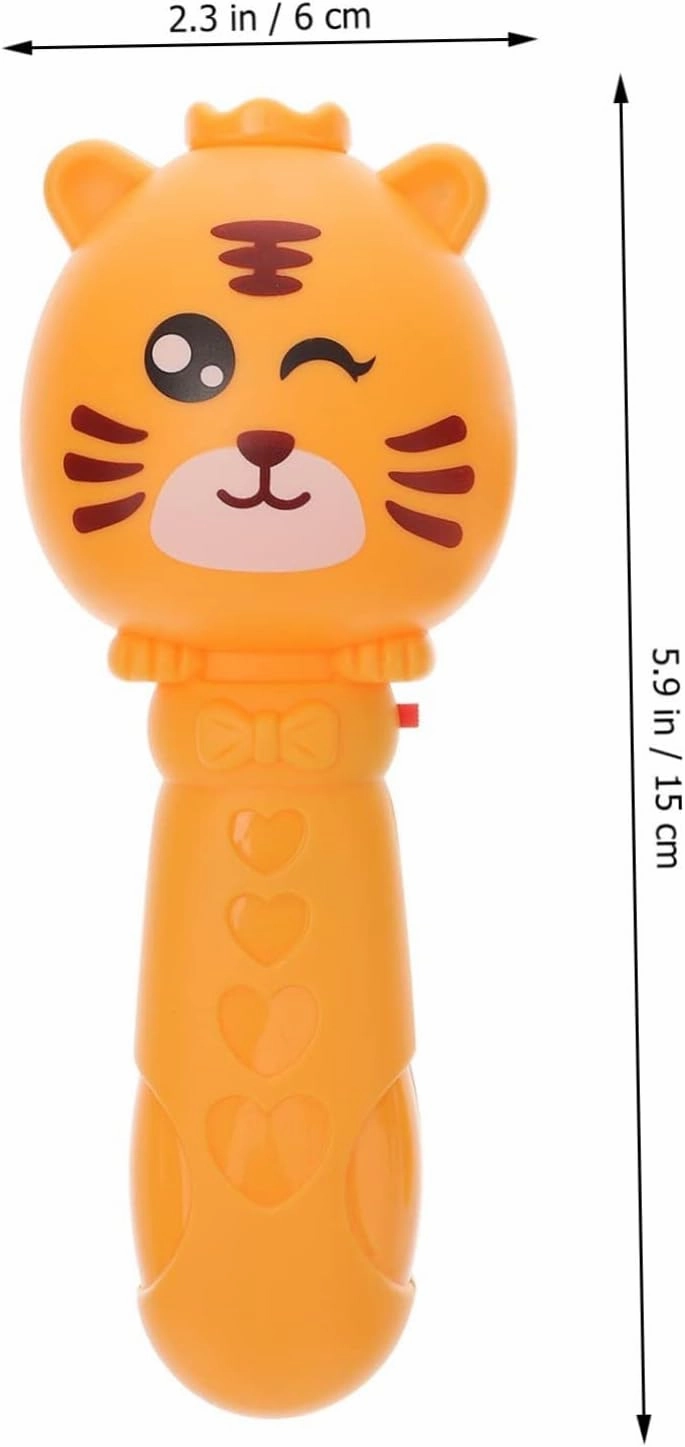 1set Boys and Girls Flashlight Projector Toy Musical Early Education Projector for Bedtime Fun Patterns for Learning and Imagination Boys and Girls Toy for Cognitive Development