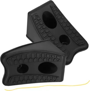 2 Pcs Blocker Rv Wheel Chock Wheel Chocks for Rv Trailer Wheel Chock for Trailer Car Wheel Chock Wheel Chock for Vehicle Trailer Wheel Chock Wheel Chock Wedge for Trailer