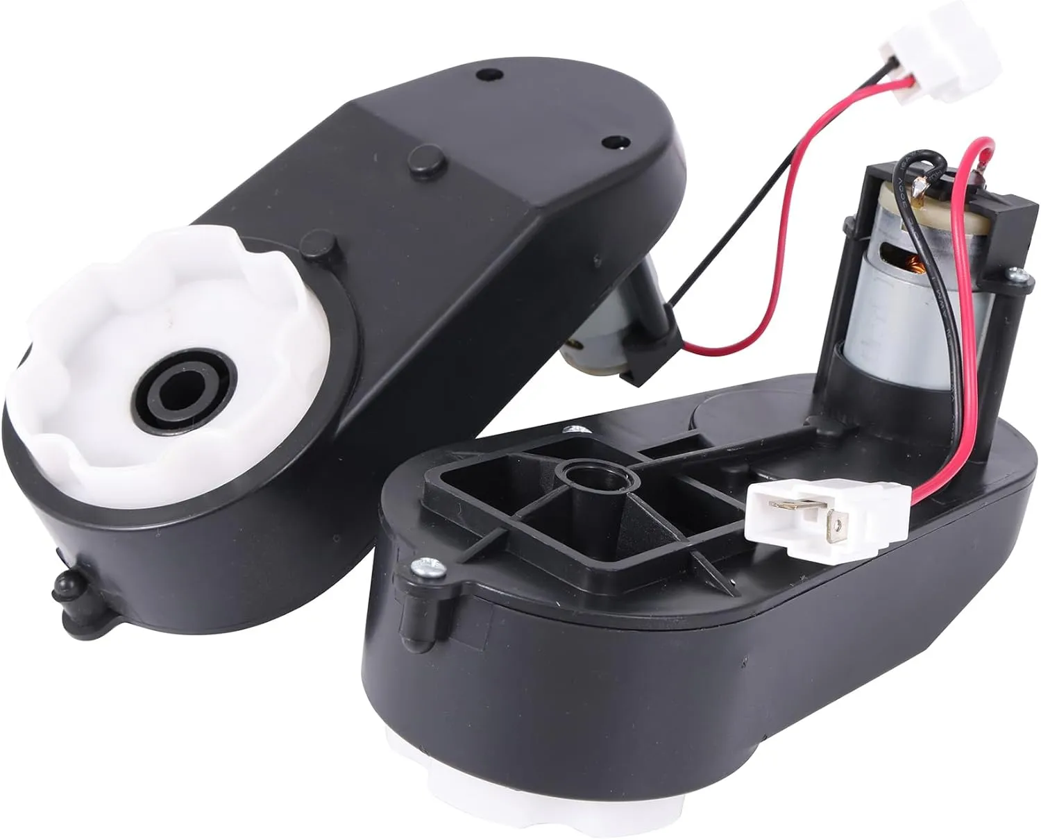 2 Pcs Kids Ride On Car Gearbox 390 6V Motor 18000RPM, Electric Motor Gearbox Motorcycles High Speed RS390 Drive Engine Match Children Ride On Toys