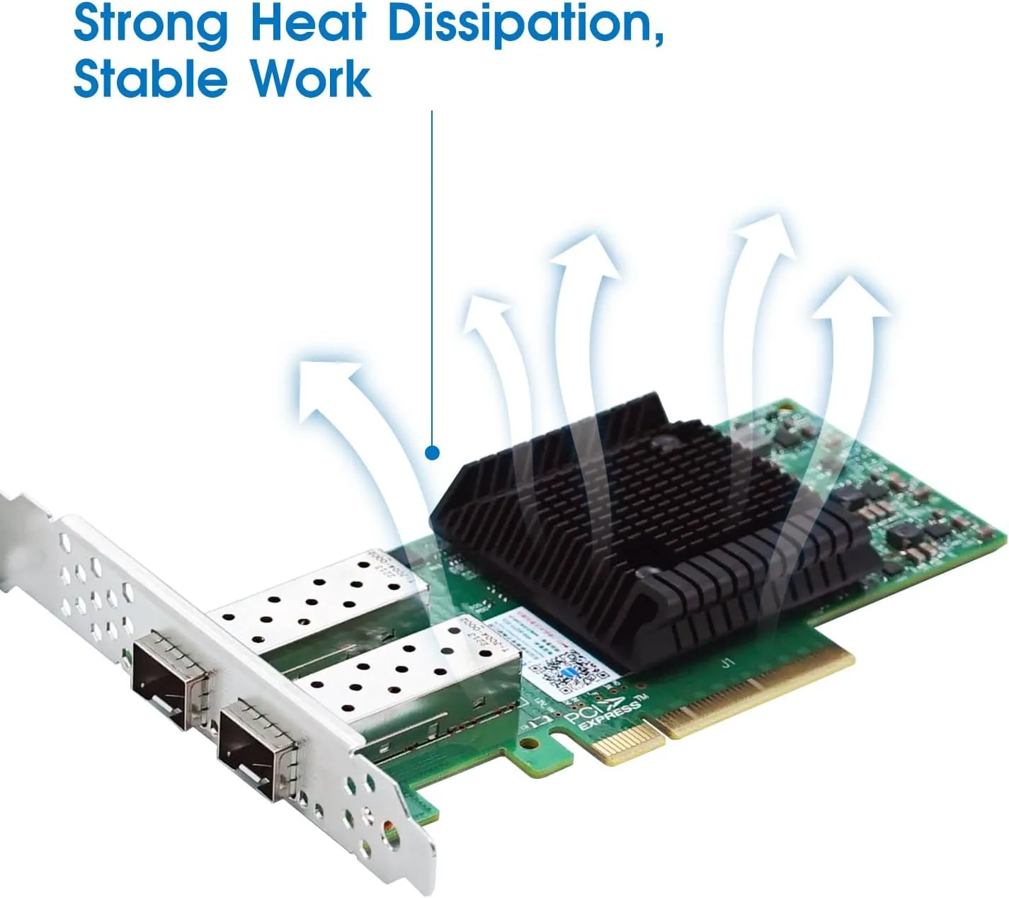 25GbE NIC Network Card with Mellanox ConnectX-4 Chipset,Dual-SFP28 Ports PCI Express 3.0 X8 Ethernet Adapter