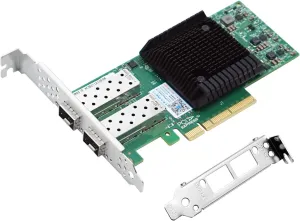 25GbE NIC Network Card with Mellanox ConnectX-4 Chipset,Dual-SFP28 Ports PCI Express 3.0 X8 Ethernet Adapter
