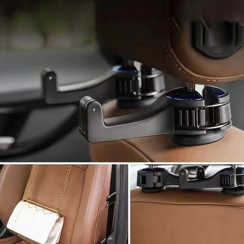 2 Pack for Toyota Camry Auris Aygo Yaris Corolla Supra Highlander Car Seat Headrest Hook Car Purse Hook Car Handbag Car seat Accessories Durable car Interior,C Blue