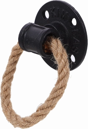 2 Pcs Retro Door Knob Rope Handle Barn Door Rope Pull Knob for Furniture