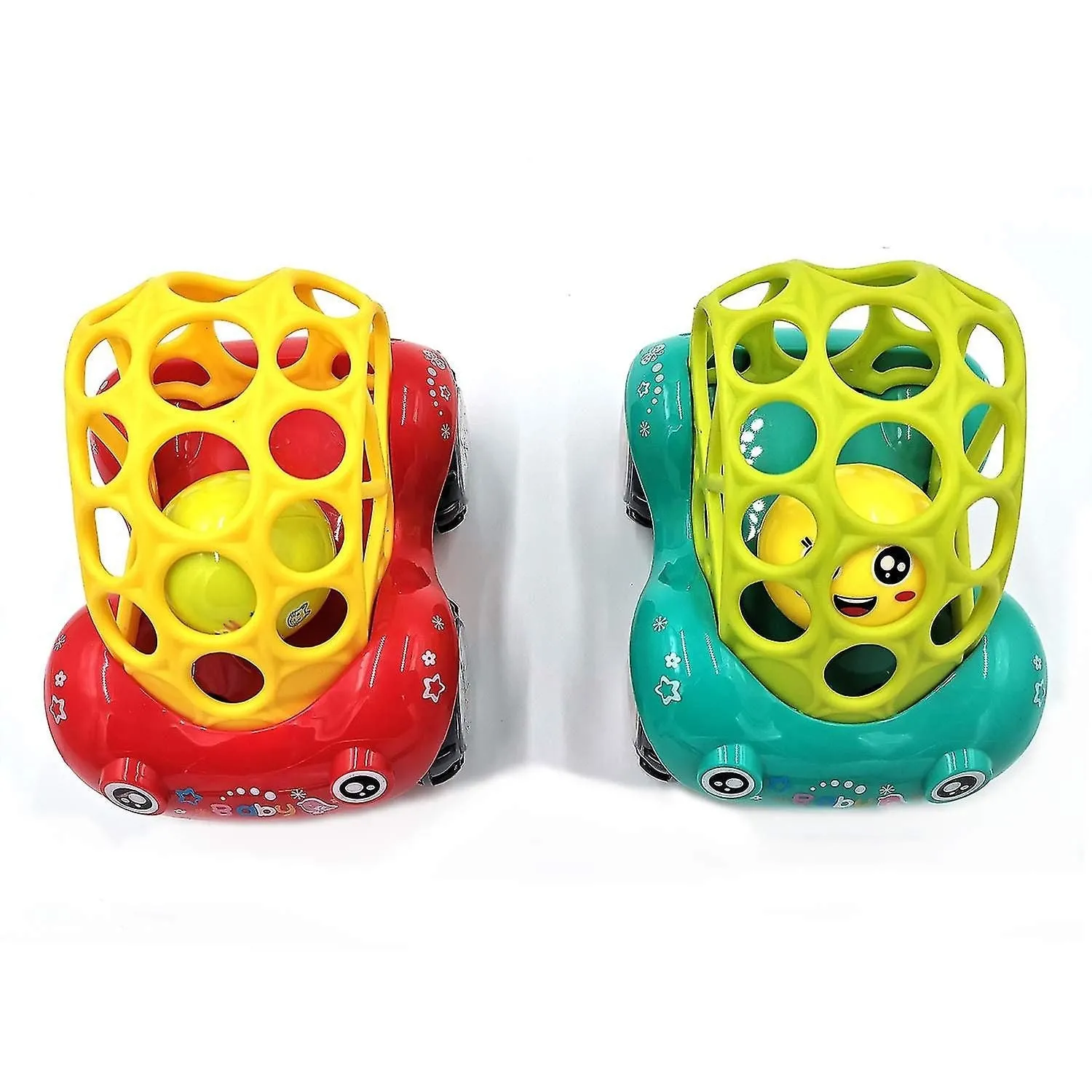 2pcs Baby Car Toy Toy Cars Soft For 1-5 Years Old Baby