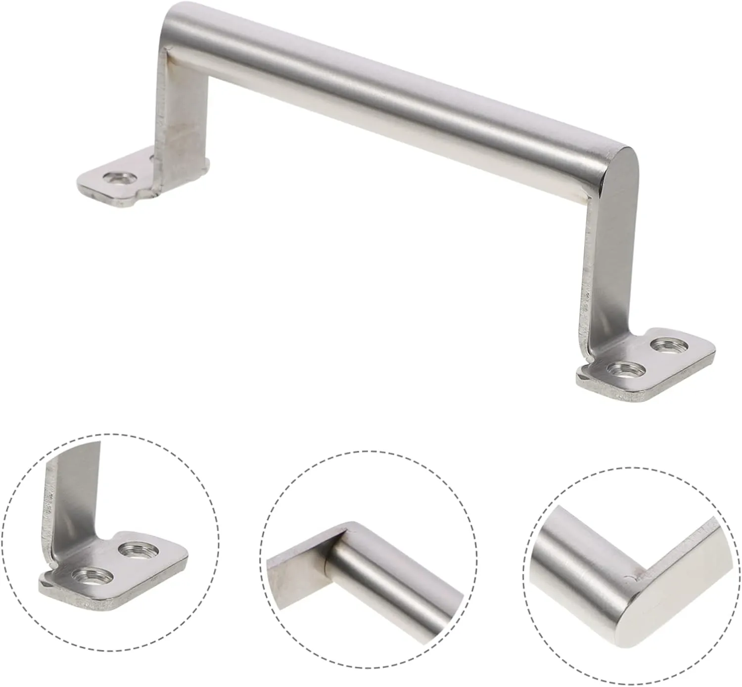 2pcs Pull Handles for Cabinet Stainless Steel Drawer Knobs Sleek Design for Kitchen Closet Dresser No Sharp Edges Comfortable Grip