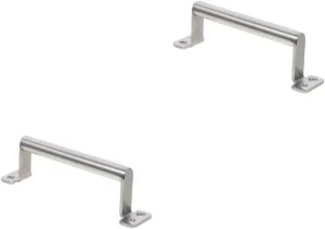 2pcs Pull Handles for Cabinet Stainless Steel Drawer Knobs Sleek Design for Kitchen Closet Dresser No Sharp Edges Comfortable Grip