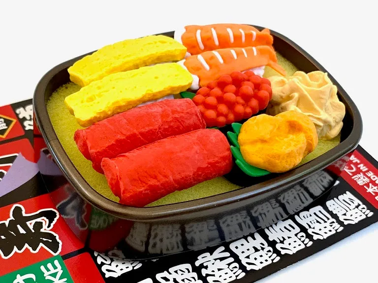 383111 IWAKO SUSHI BOX ERASER CARD-SINGLE