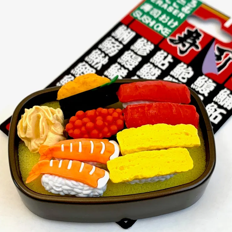 383111 IWAKO SUSHI BOX ERASER CARD-SINGLE
