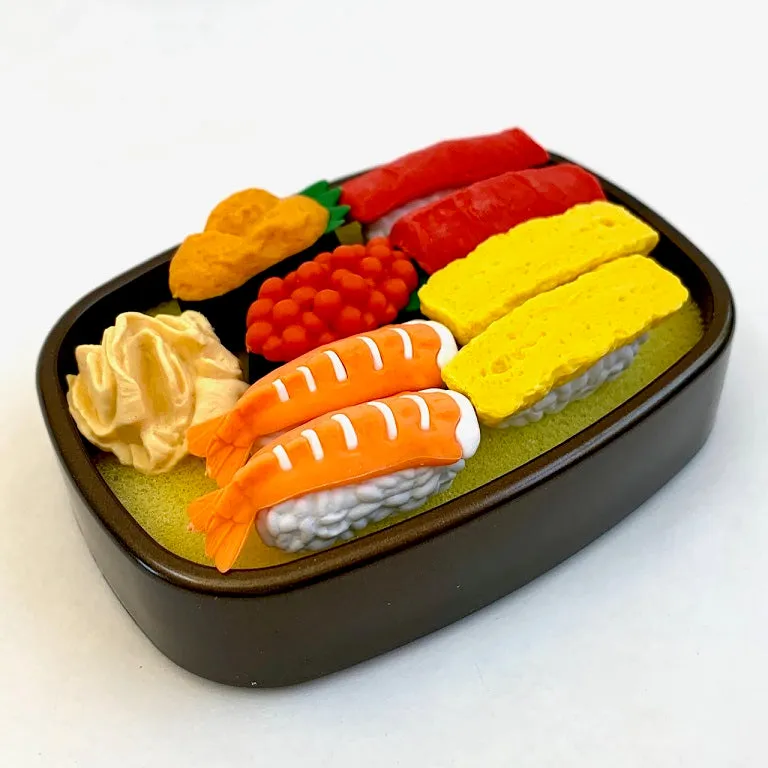 383111 IWAKO SUSHI BOX ERASER CARD-SINGLE