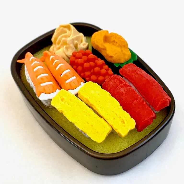 383111 IWAKO SUSHI BOX ERASER CARD-SINGLE