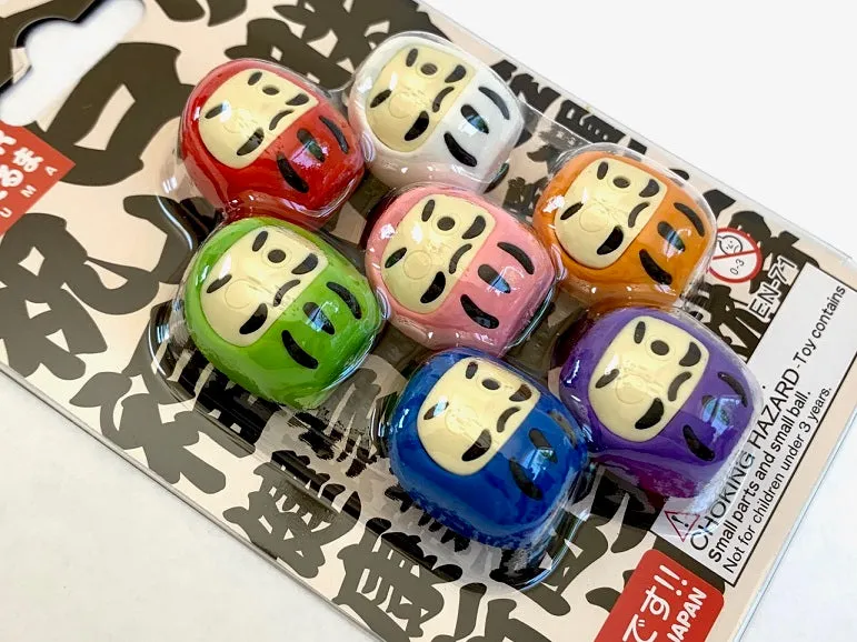 383191 IWAKO DARUMA ERASER CARD-SINGLE