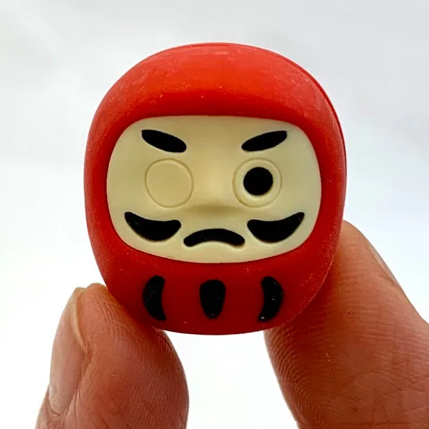 383191 IWAKO DARUMA ERASER CARD-SINGLE