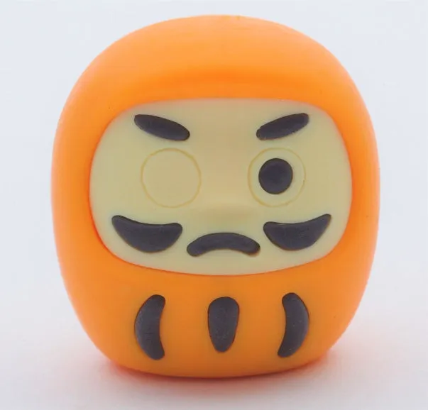 383191 IWAKO DARUMA ERASER CARD-SINGLE