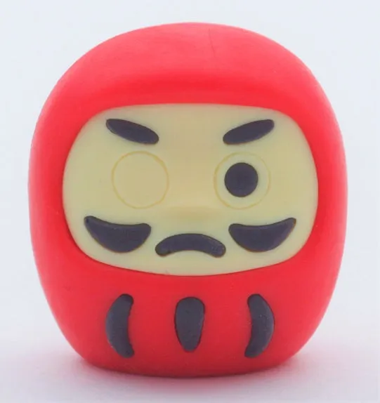 383191 IWAKO DARUMA ERASER CARD-SINGLE