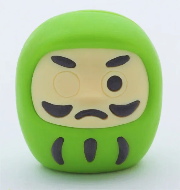 383191 IWAKO DARUMA ERASER CARD-SINGLE