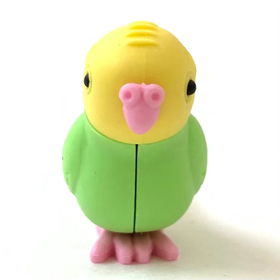 38337 BIRDS ERASER CARD-10 CARDS