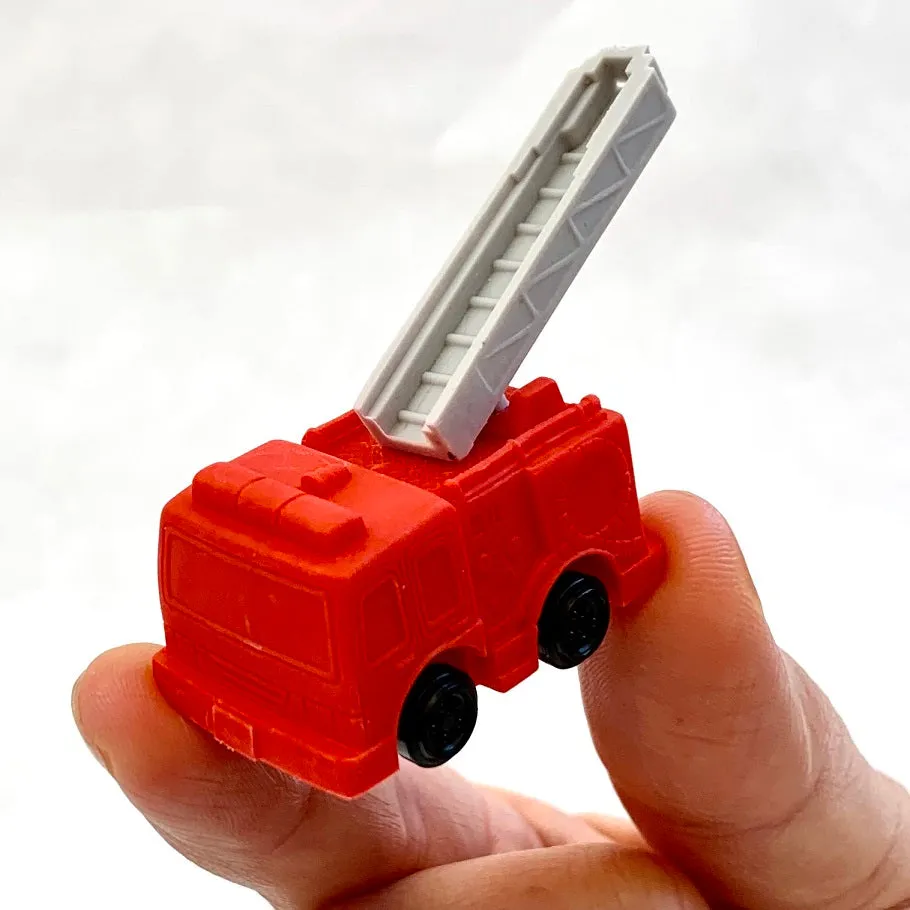 38341 IWAKO EMERGENCY VEHICLE ERASER CARD-10 CARDS