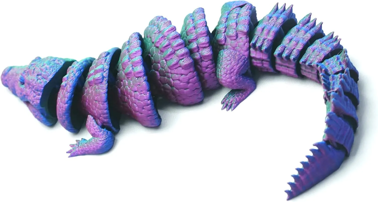 3D Printed Crocodile,Articulated Models,Flexible Joint Animal Model Figurines,Surprise Fantasy Gifts