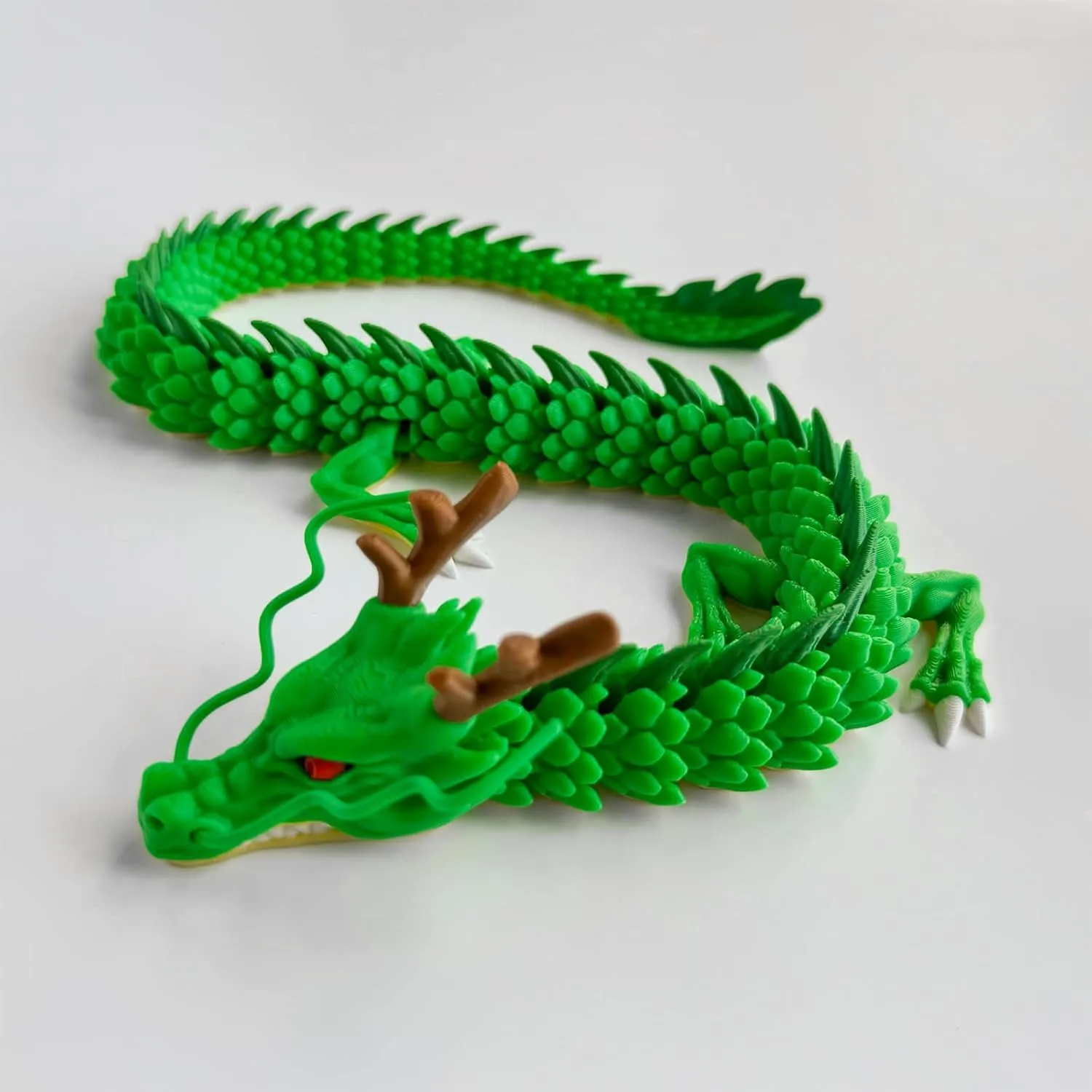 3D Printed Dragon, Articulated Dragon Fidget Toy Posable Flexible Dragon Toys for Car Decoration and Ornament Figures