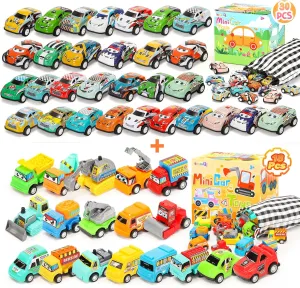 48Pcs Toy Cars for Kids Pull Back Cars Playses, Race Car Party Favors for Toddler Boys Girls Birthday Gifts Easter Basket Stuffers