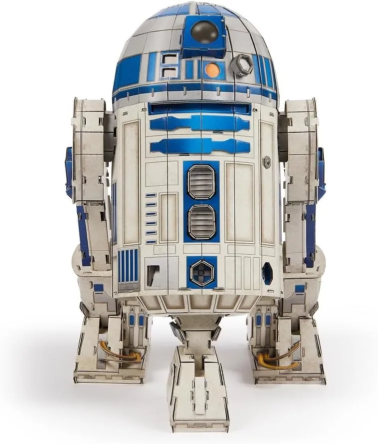 4D Build - Star Wars 3D Puzzle - Star Wars Model 201 Pieces - R2D2 Droid Inspired by The Saga - Adult Puzzle - Collectible Construction Game - Adult Toy - Child Game 12 