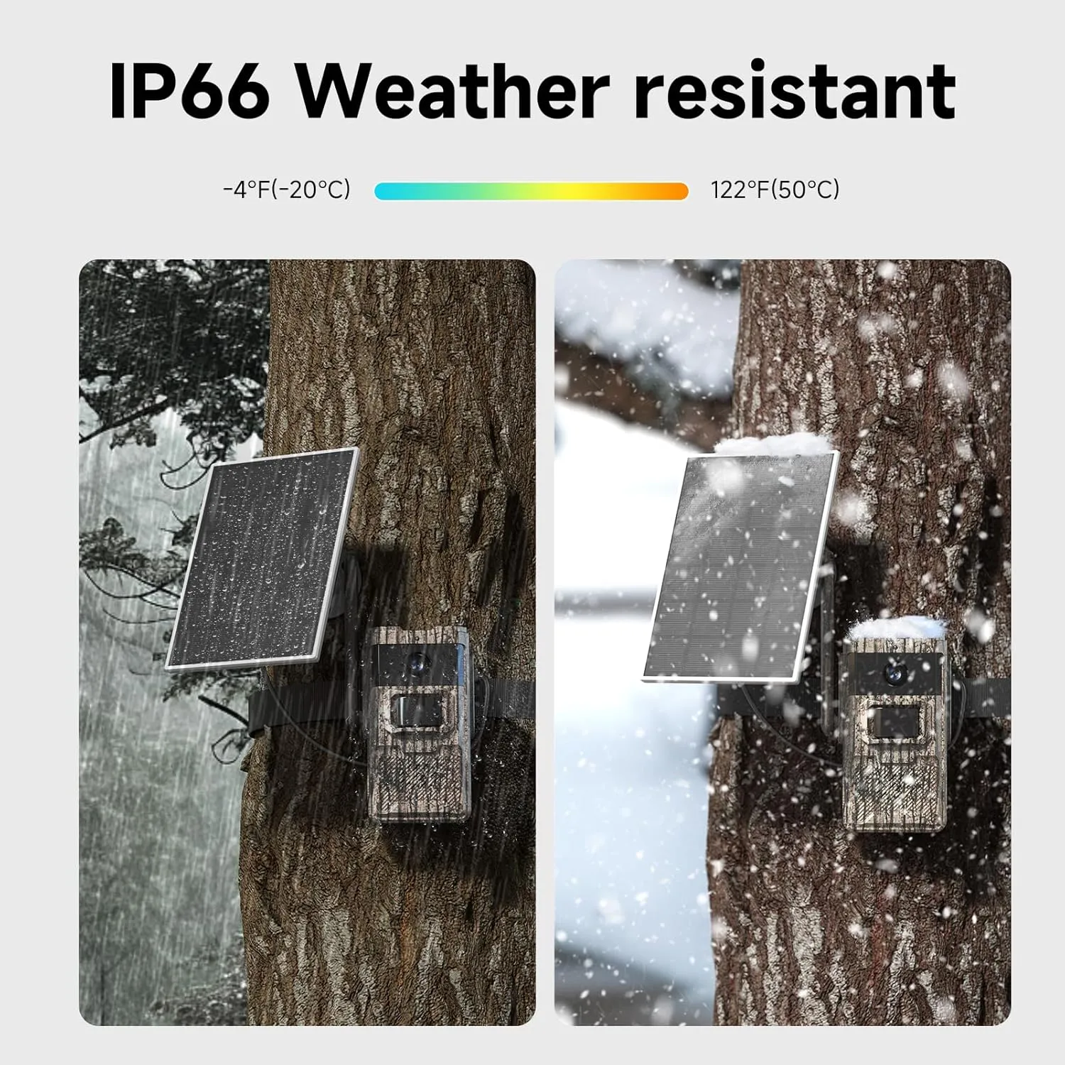 4G LTE Cellular Trail Cameras 2 Packs Unlimited Data Plan Solar Trail Cameras Built in SIM Card Game Camera IP65 Waterproof Security Camera with 2K Live Video, No Glow Night Vision