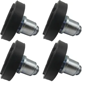 4PCS 50mm Shaft Diameter Car Lift Rubber Tray Heightening Feet Plus High Leg Pads, Screw Up Car Lift Pads Heightening Feet Tray