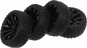 4pcs Toy Car Replacement Wheels Wear-Resistant Rims for Remote for Boys and Girls Creative Projects and for and Models