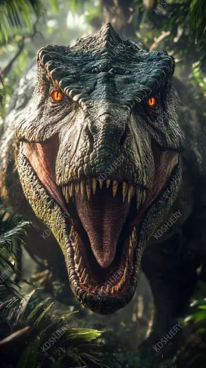 500 Piece Jigsaw Puzzle for Adults Dinosaur T-Rex Jungle Challenging and Intense Puzzle Game for Dinosaur Fans Wall Decor Gift Family Game Night Fun